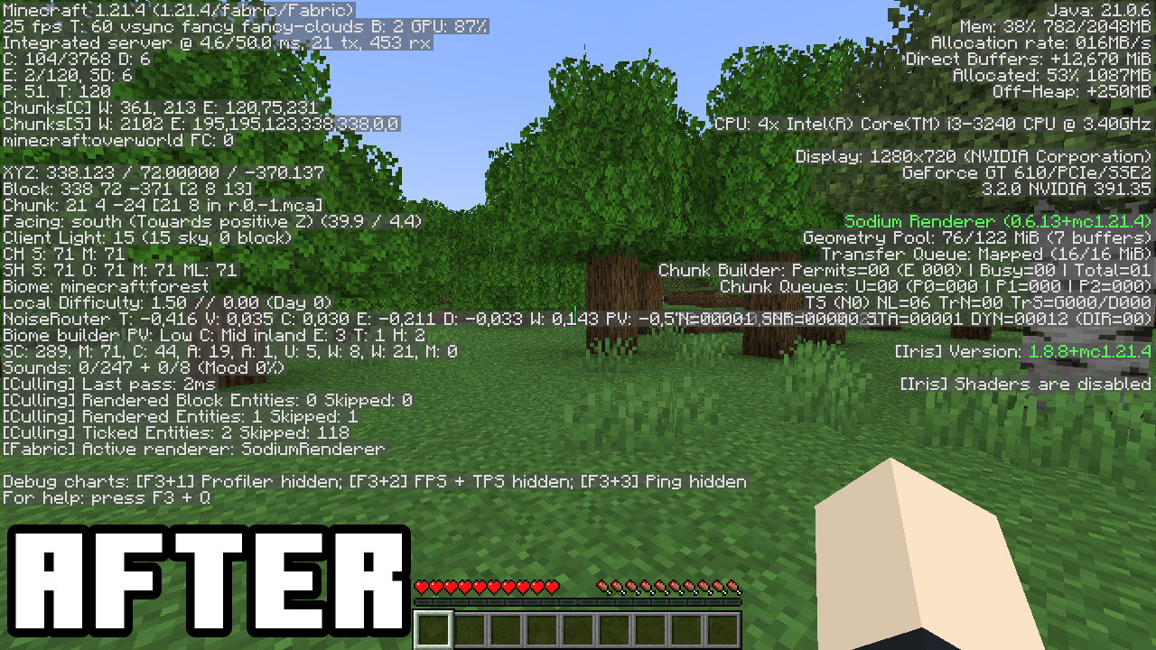 After frames per second