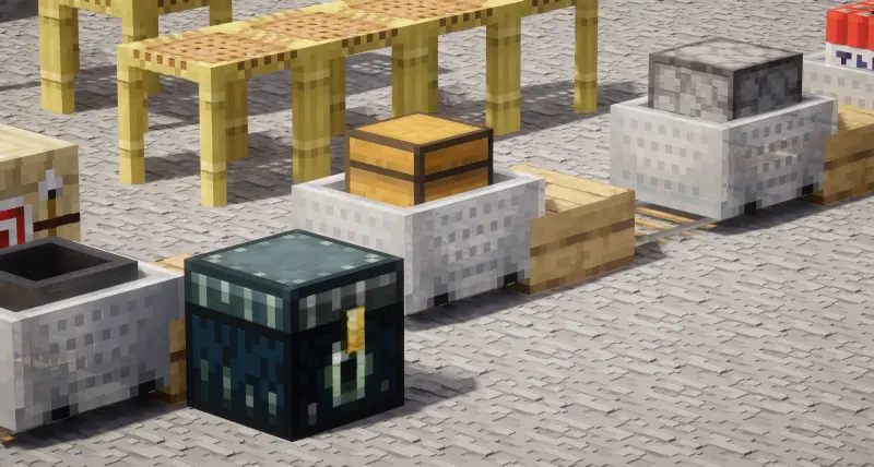 Textures of many functional blocks have been added