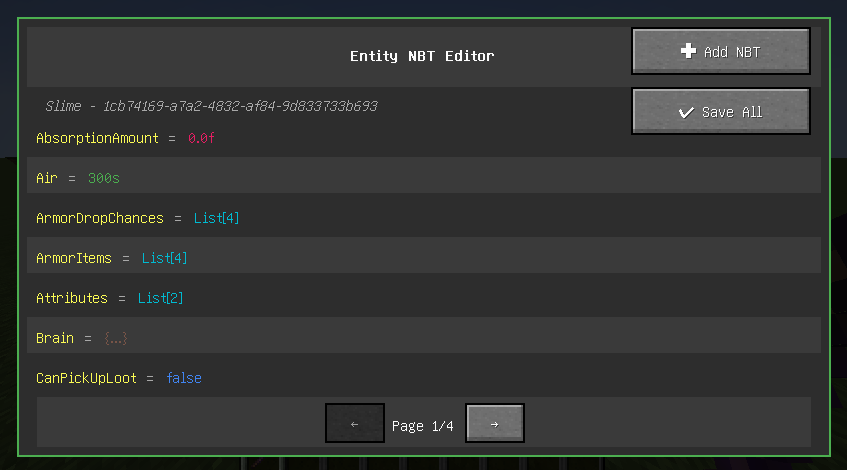 The GUI of the editor.