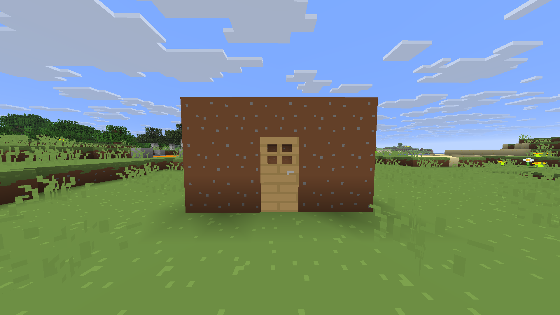 dirt hut