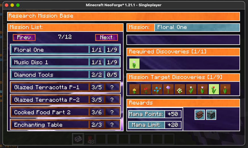 Research Mission Base Gui
