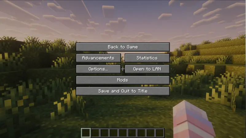 singleplayer menu