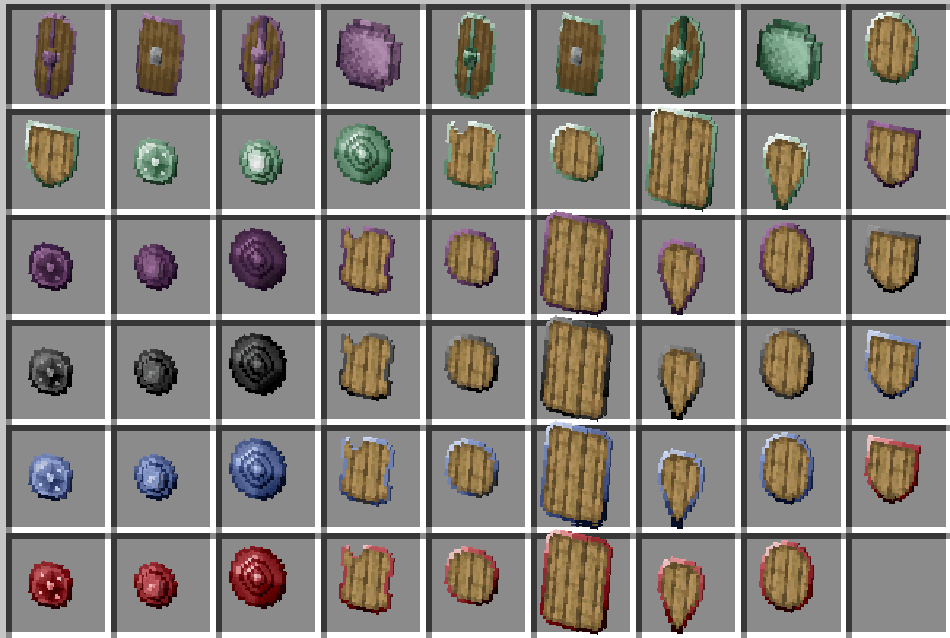 Shield items