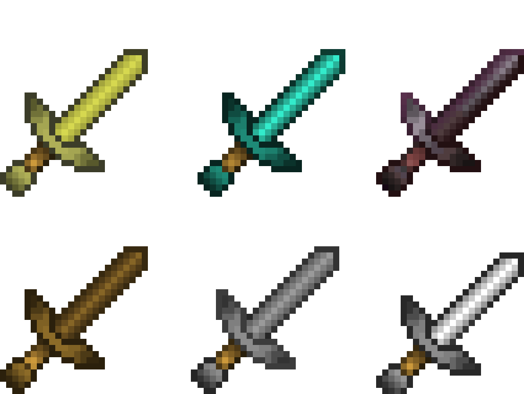 Texture of all the small swords