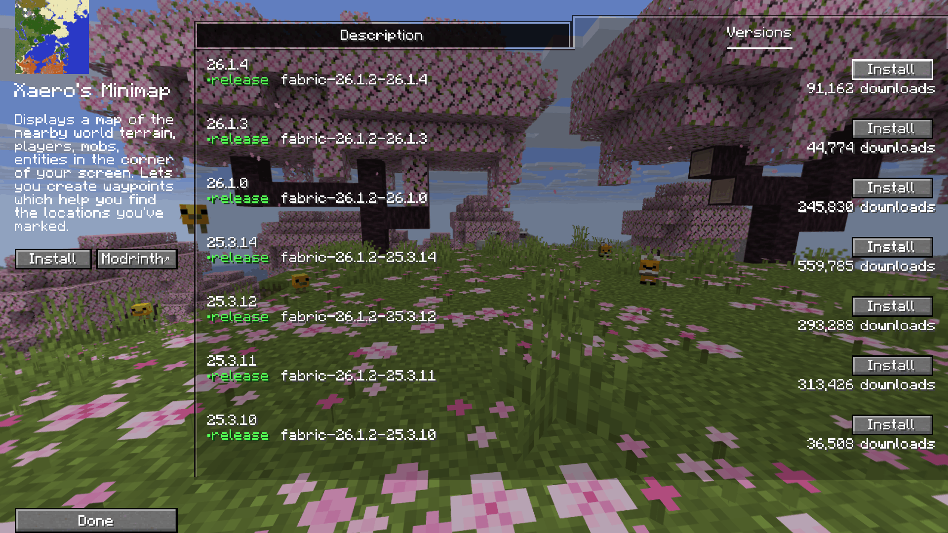 Info Screen