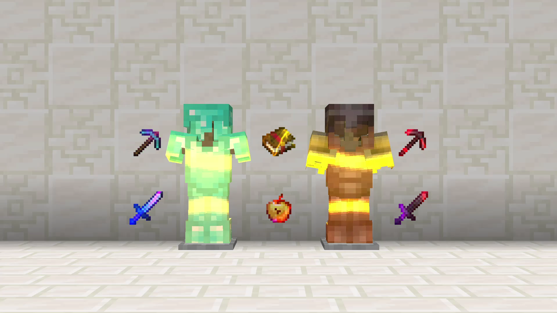 Changes the enchantment glint to electic rainbow