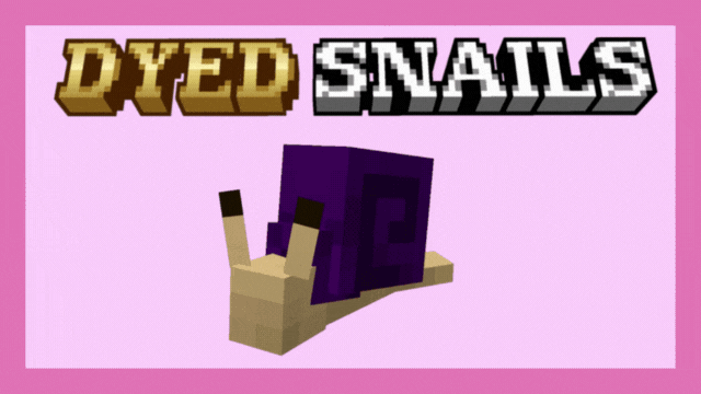 GIF of Dyed Snails