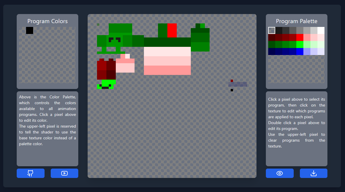 The final, edited texture