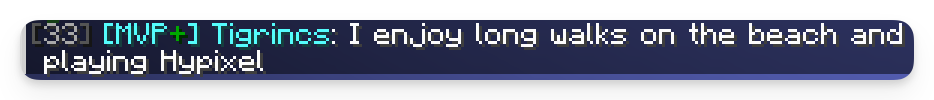 vanilla chat (containing the ez)