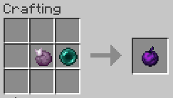 Crafting Recipe: Chorus fruit + Ender pearl