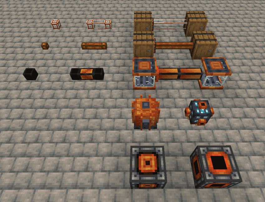 Screenshot of the modified pipes
