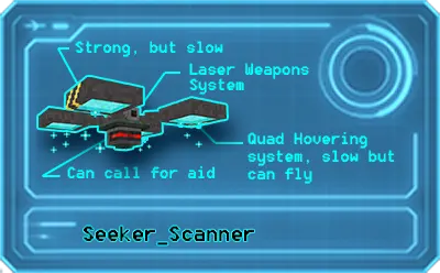 Scanner Seeker hover craft type mob for minecraft the mod 2525