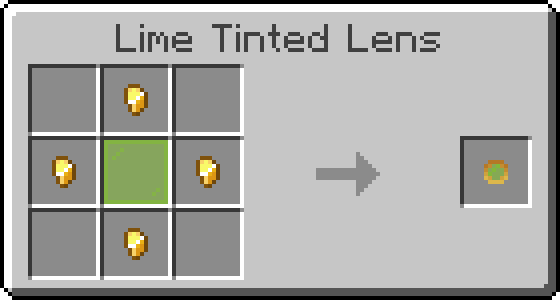 Sample Recipe for Lime Tinted Lens