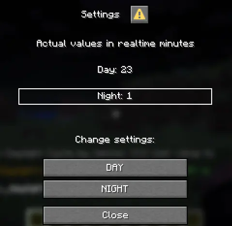 Main Settingswindow