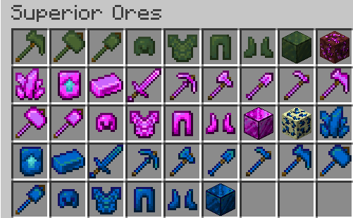 Superior Ores Creative Tab 2