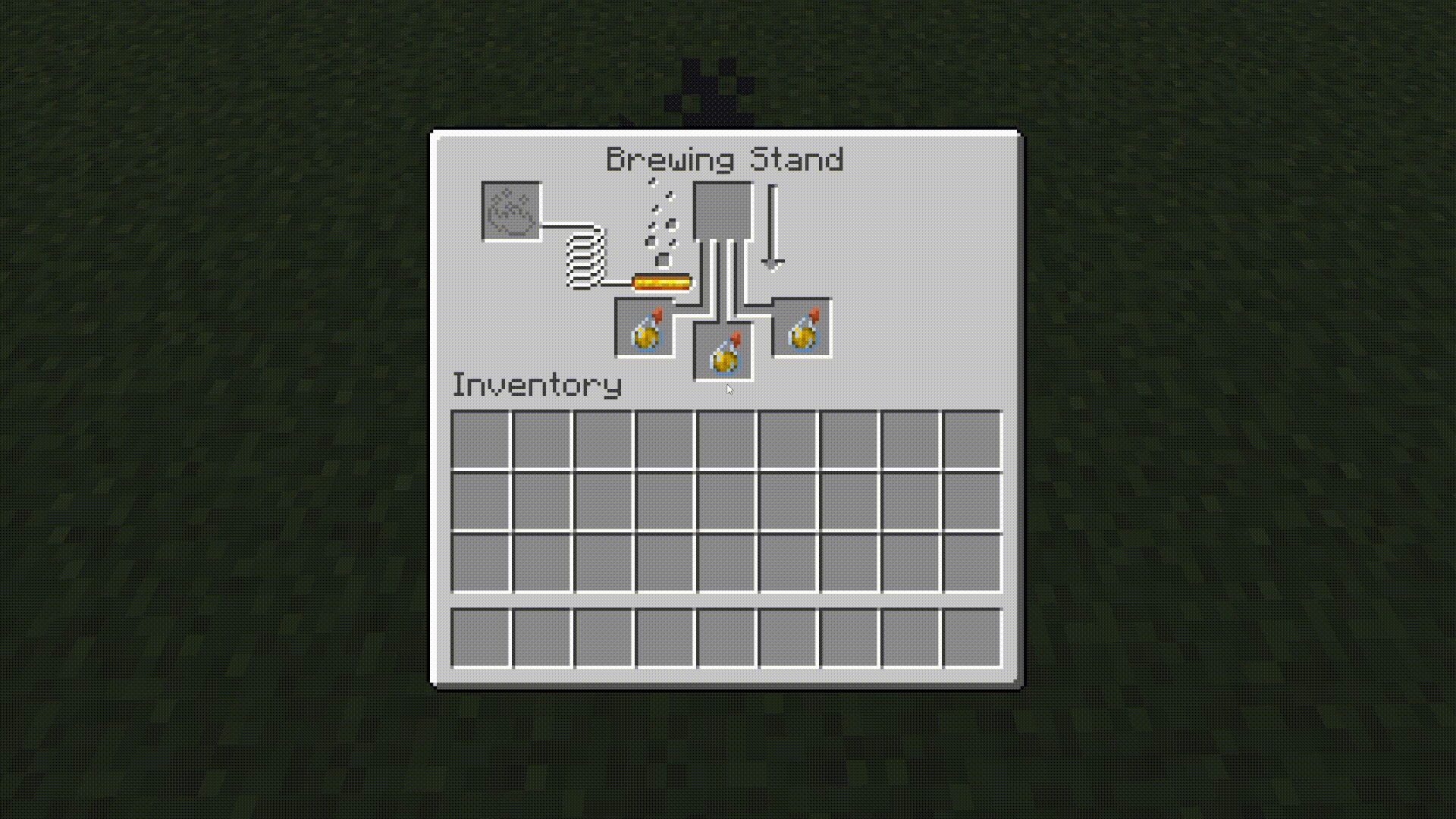 Becomes 8 Minutes when entering inventory