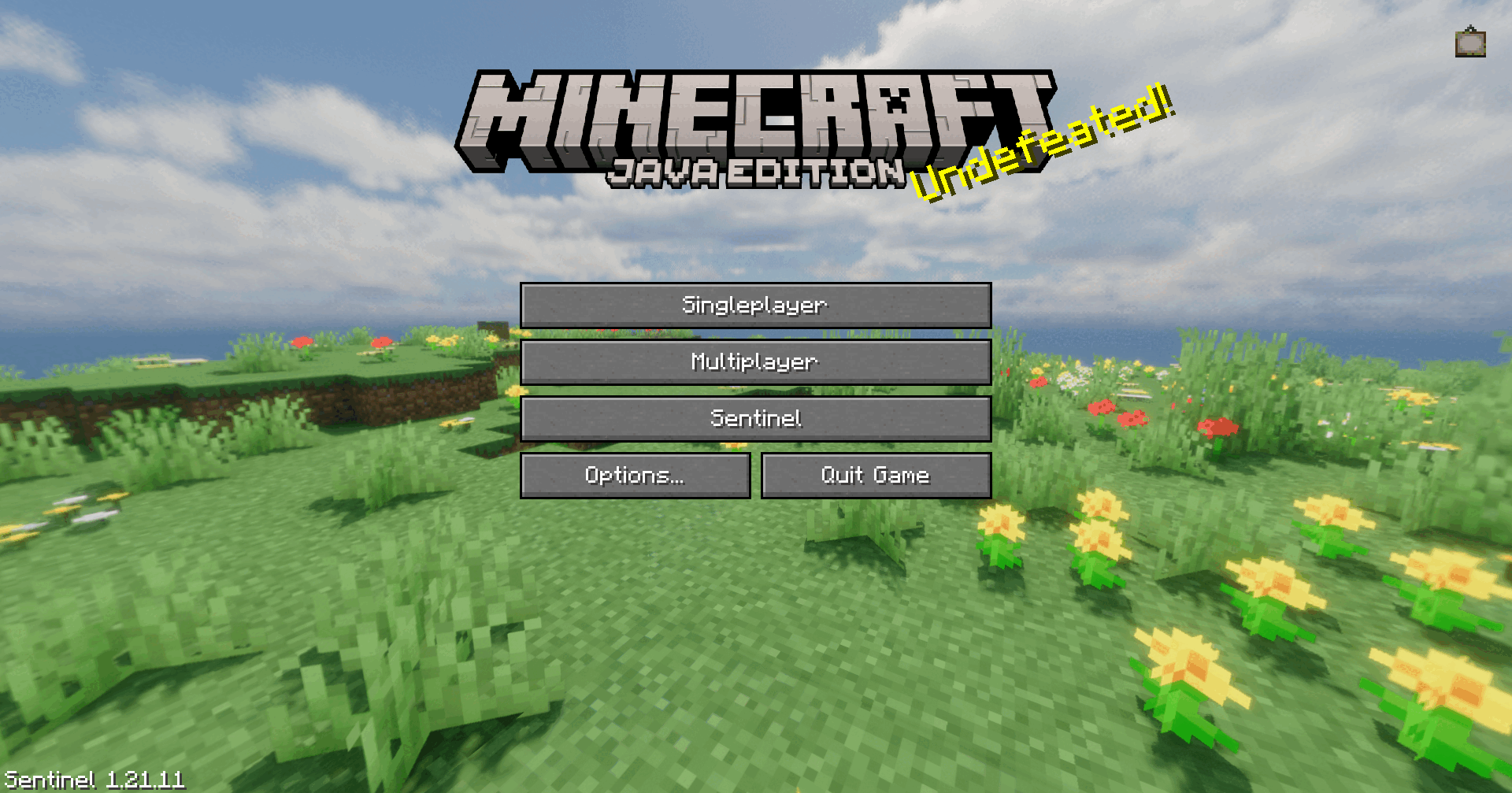 Sentinel Title Screen Preview