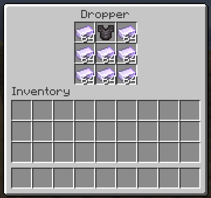 Chestplate craft