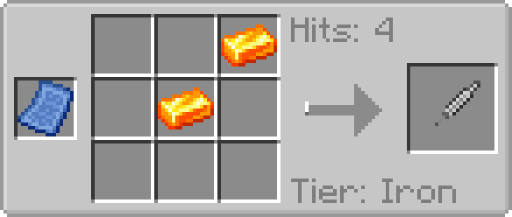 Shortsword-Blade forging recipe