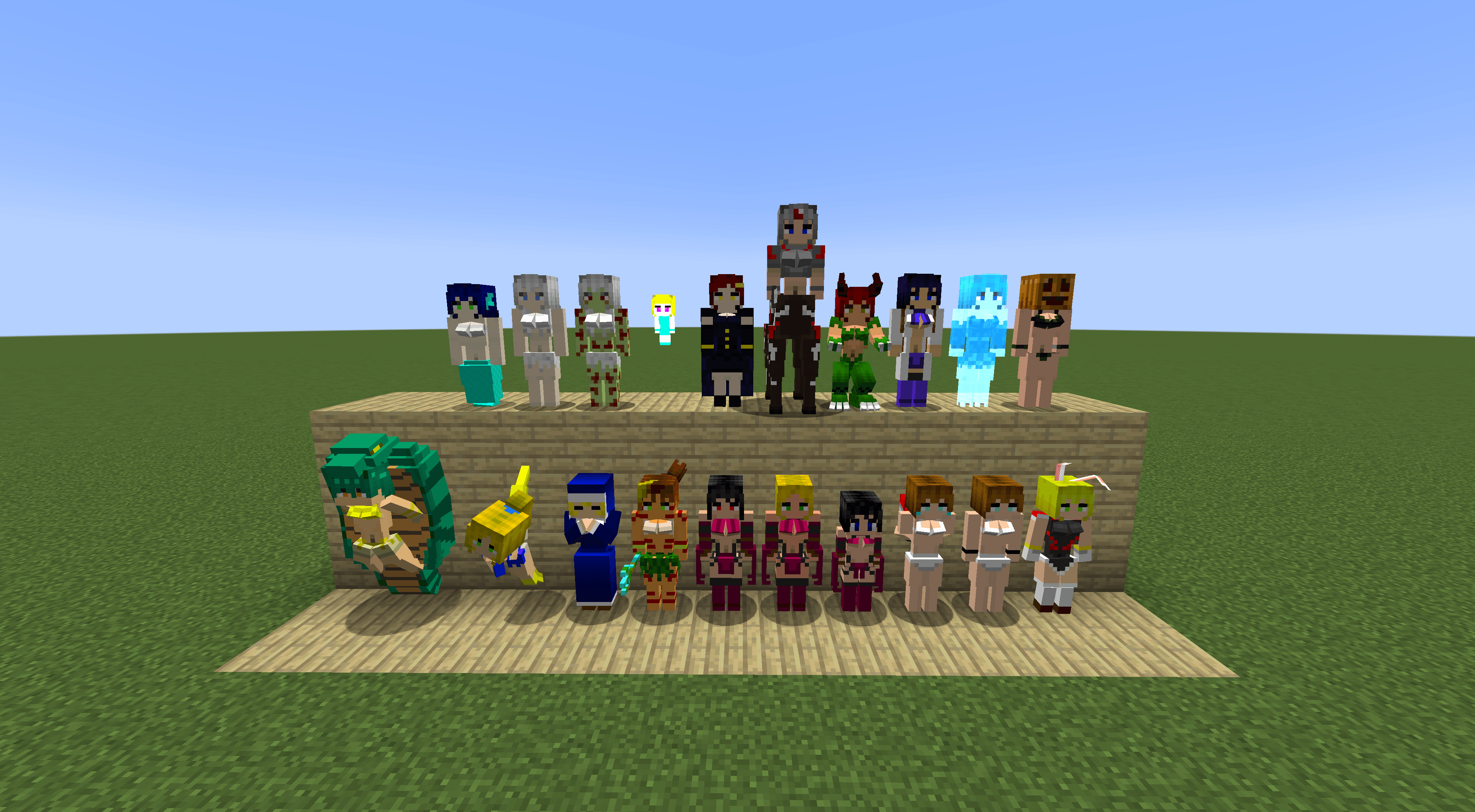 All mobs added by this mod