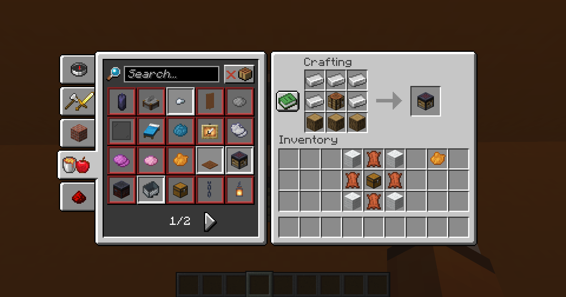 Advanced Crafting Table Recipes