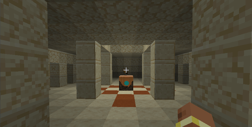 An Elysium Dagger on an Electrode in a Desert Temple