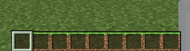 Grass Hotbar