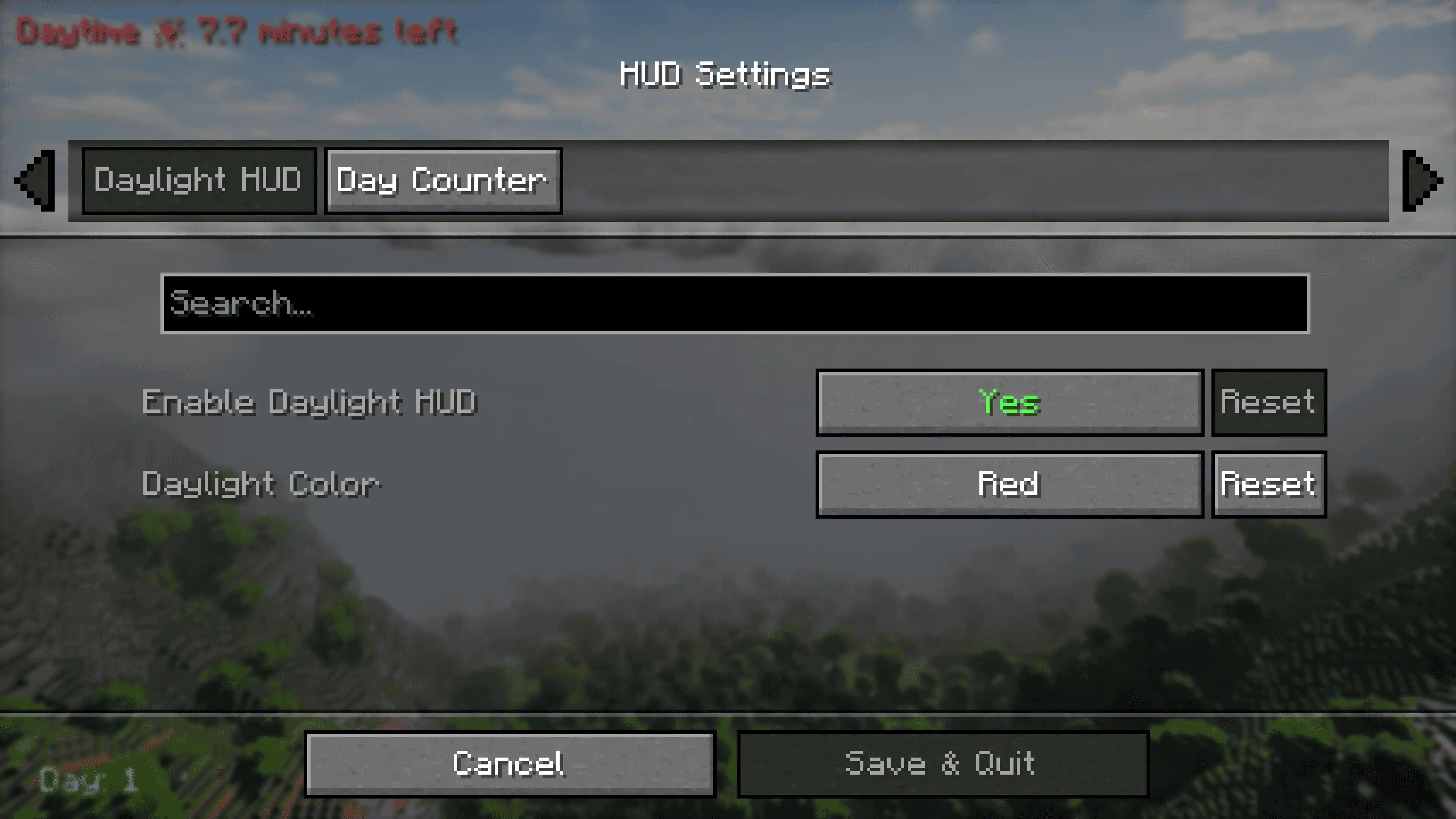 Daylight Config