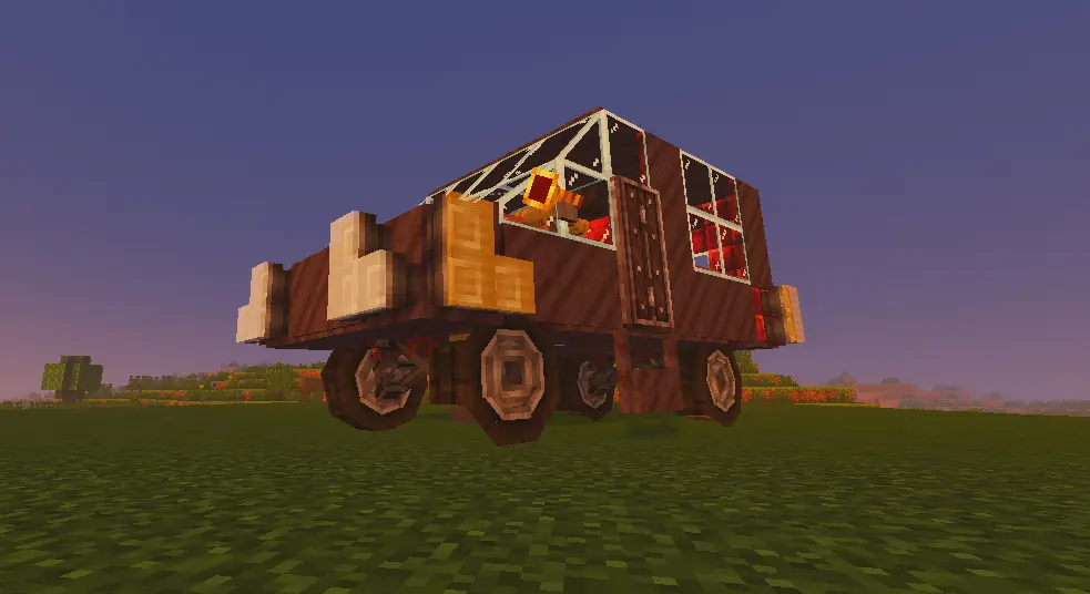 car made using the modpack