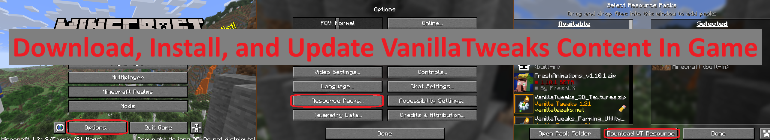 Download VT Resources In Game
