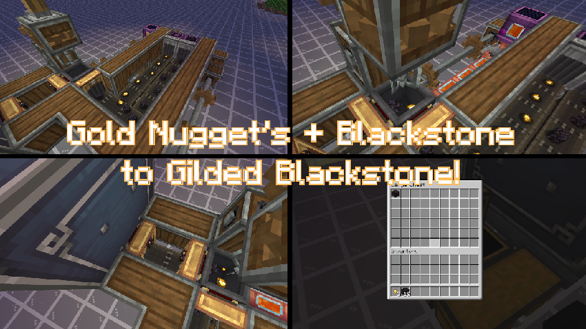 Blackstone + Gold Nuggets to Gilded Blackstone