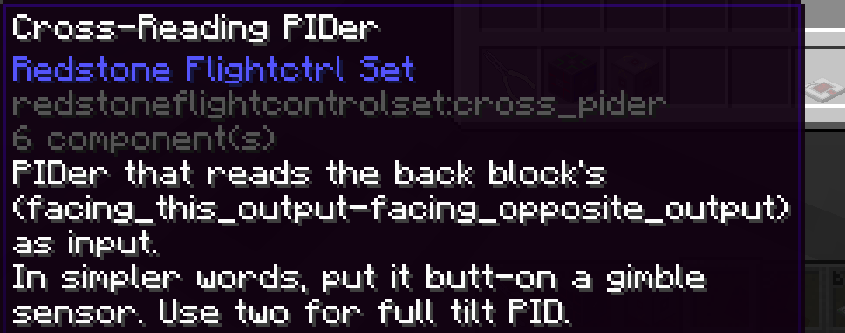 Cross PIDer shift description