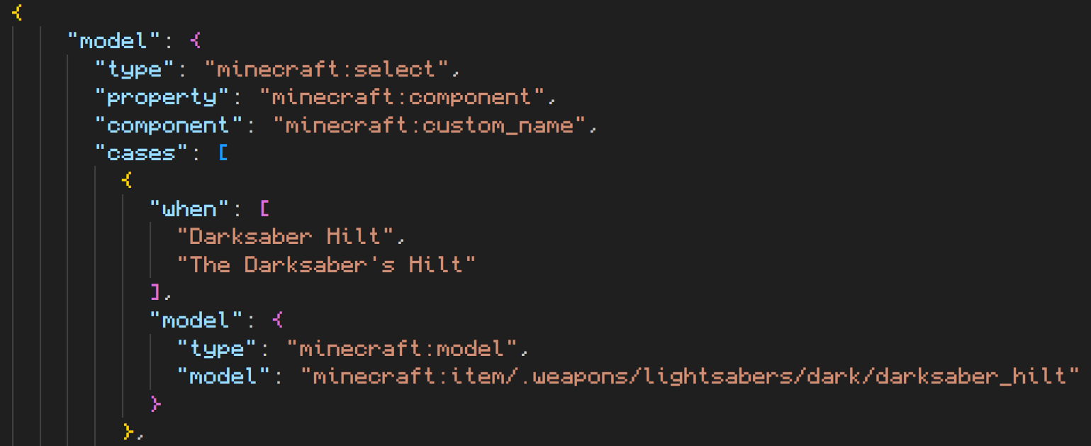 Cases for "Darksaber Hilt" and "The Darksaber Hilt"