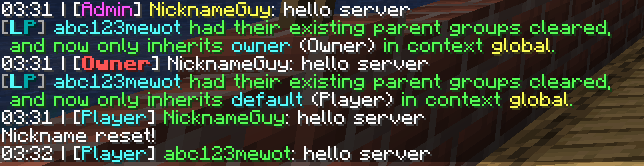 Nickname integration