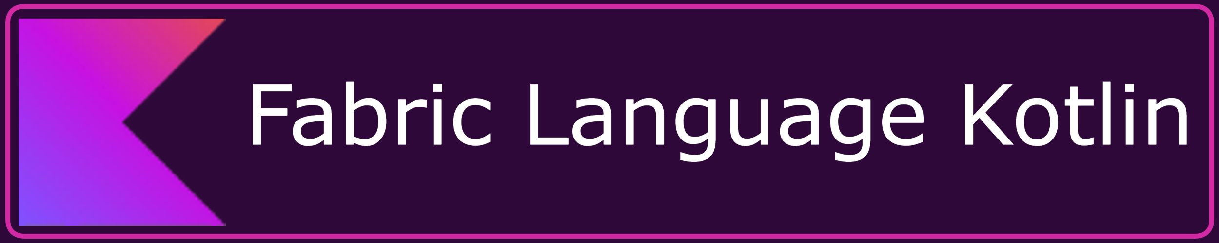 Fabric Language Kotlin