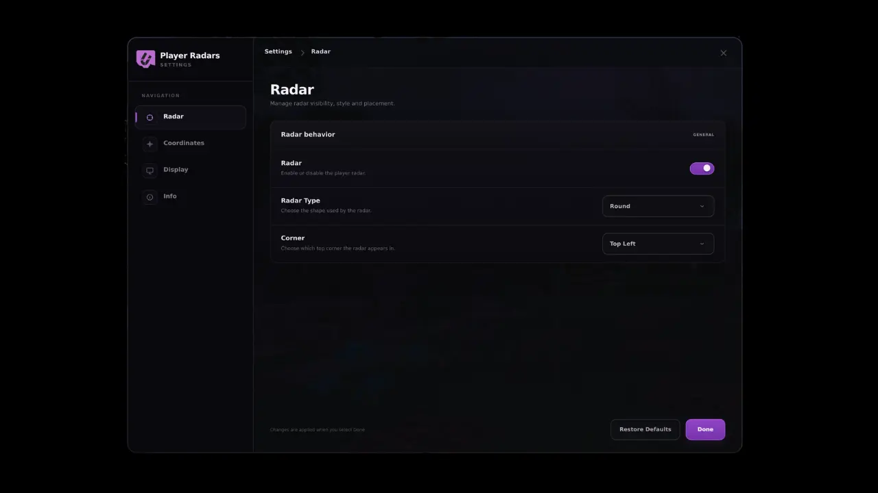 keybinds