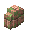 Mossy Polished Granite Brick Wall