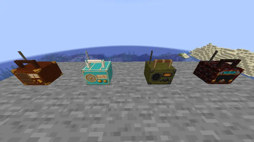 Portable Vintage Radio - Four Variety With Resource Pack