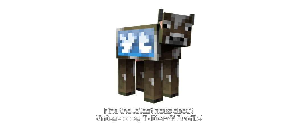 Cow with Twitter icon