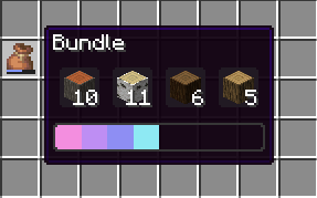 An image showcasing the appearance of the progress bar when a bundle has 32 items inside.