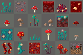 Mushrooms and Fungi variations