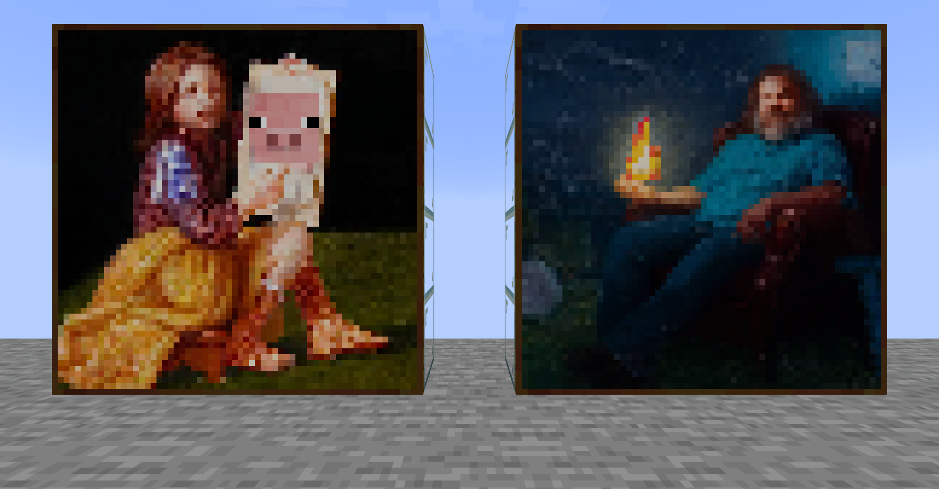 Replace Pigscene painting