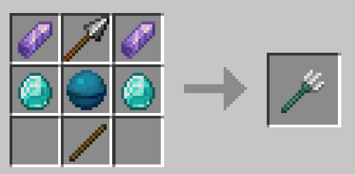 Trident crafting recipe
