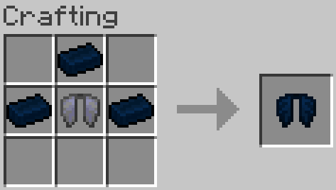 The Crafting Recipe for the Abyssium Plated Elytra.