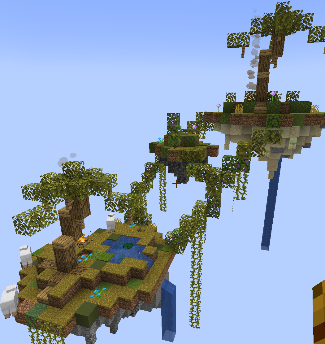 A floating island you can find on you journey