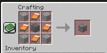 Bedrock crafting recipe