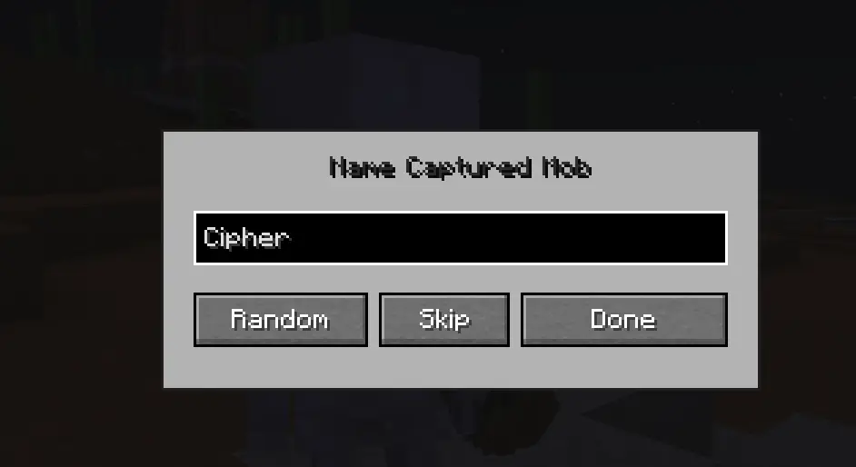 ืnaming menu