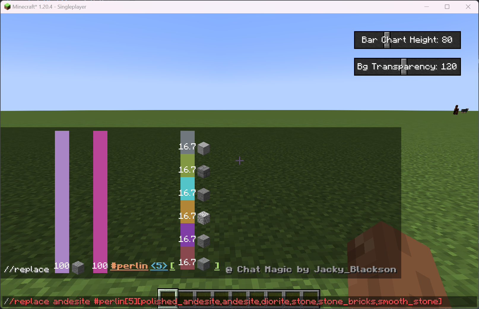 Replace command's render preview