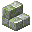 Mossy Polished Andesite Brick Stairs