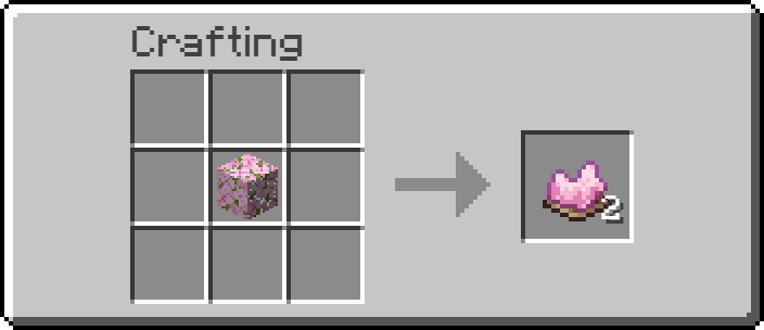 craft cherry leaves into pink dye